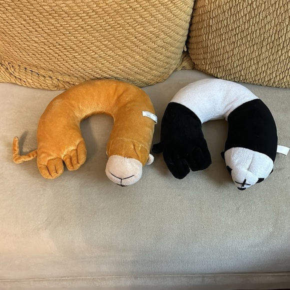 Monkey & Panda Neck Pillows for Kids - Picture 4 of 4